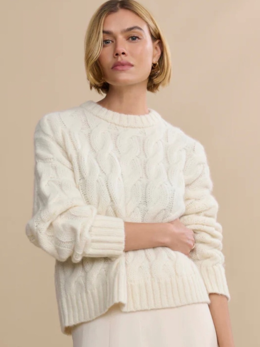 Jenni Kayne Cable Serena Crewneck